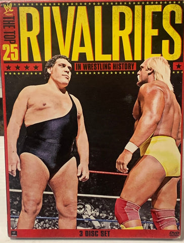 WWE DVD (Sealed, 3-Disc Set) “The Top 25 Rivalries in Wrestling History” (Andre The Giant, Hogan and so much more)