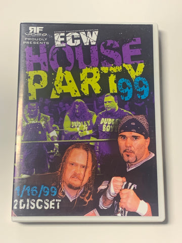 ECW DVD “House Party 1999” DVD Dreamer Taz Dudleys