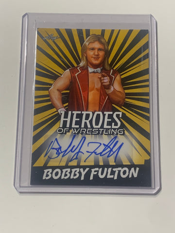 Bobby Fulton 2023 Leaf “Heroes of Wrestling” Autographed Card