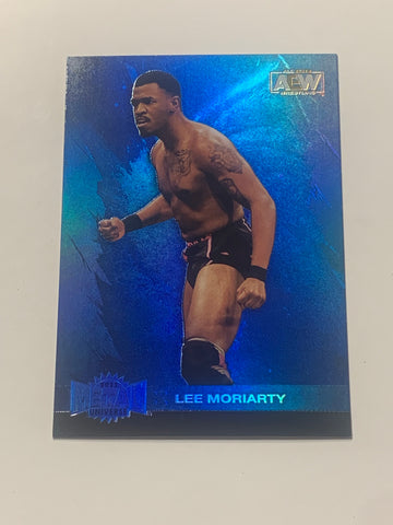 Lee Moriarty 2022 AEW Metal Universe Blue SP Parallel Card