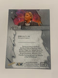 William Regal 2022  AEW Metal Universe Blue SP Parallel Card