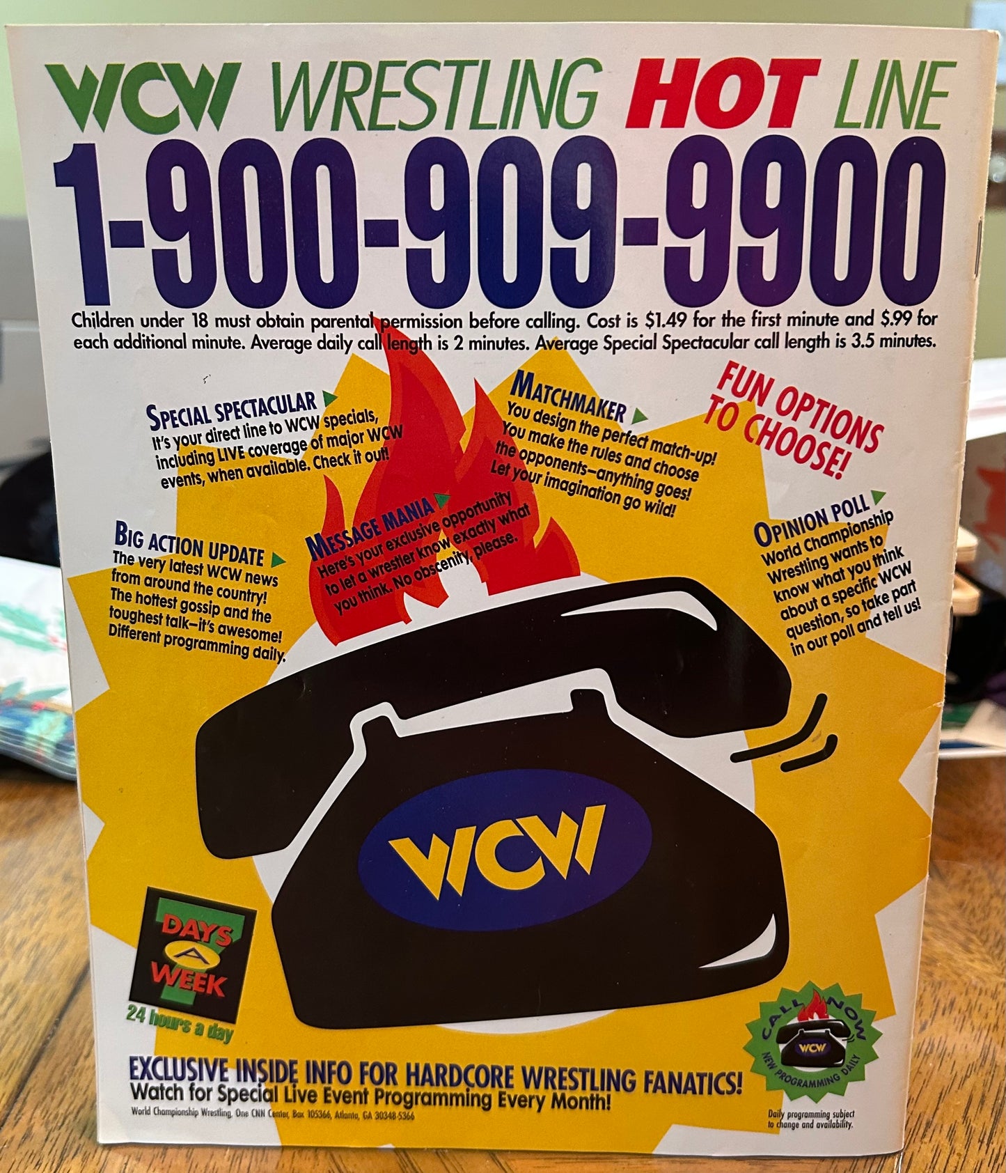 WCW Official Magazine September 1992 (Missy Hyatt Poster Inside)