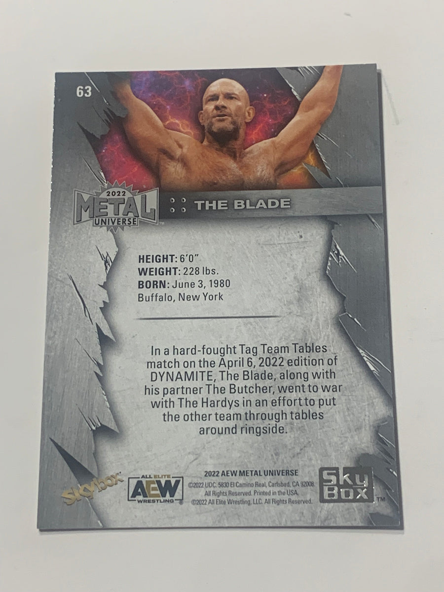 The Blade 2022 AEW Skybox Metal Universe Card – The Wrestling Universe