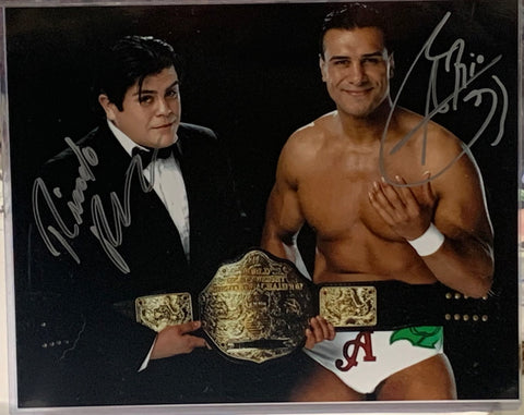 Alberto Del Rio & Ricardo Rodriguez WWE Dual Signed 8x10 Color Photo (Comes w/COA)