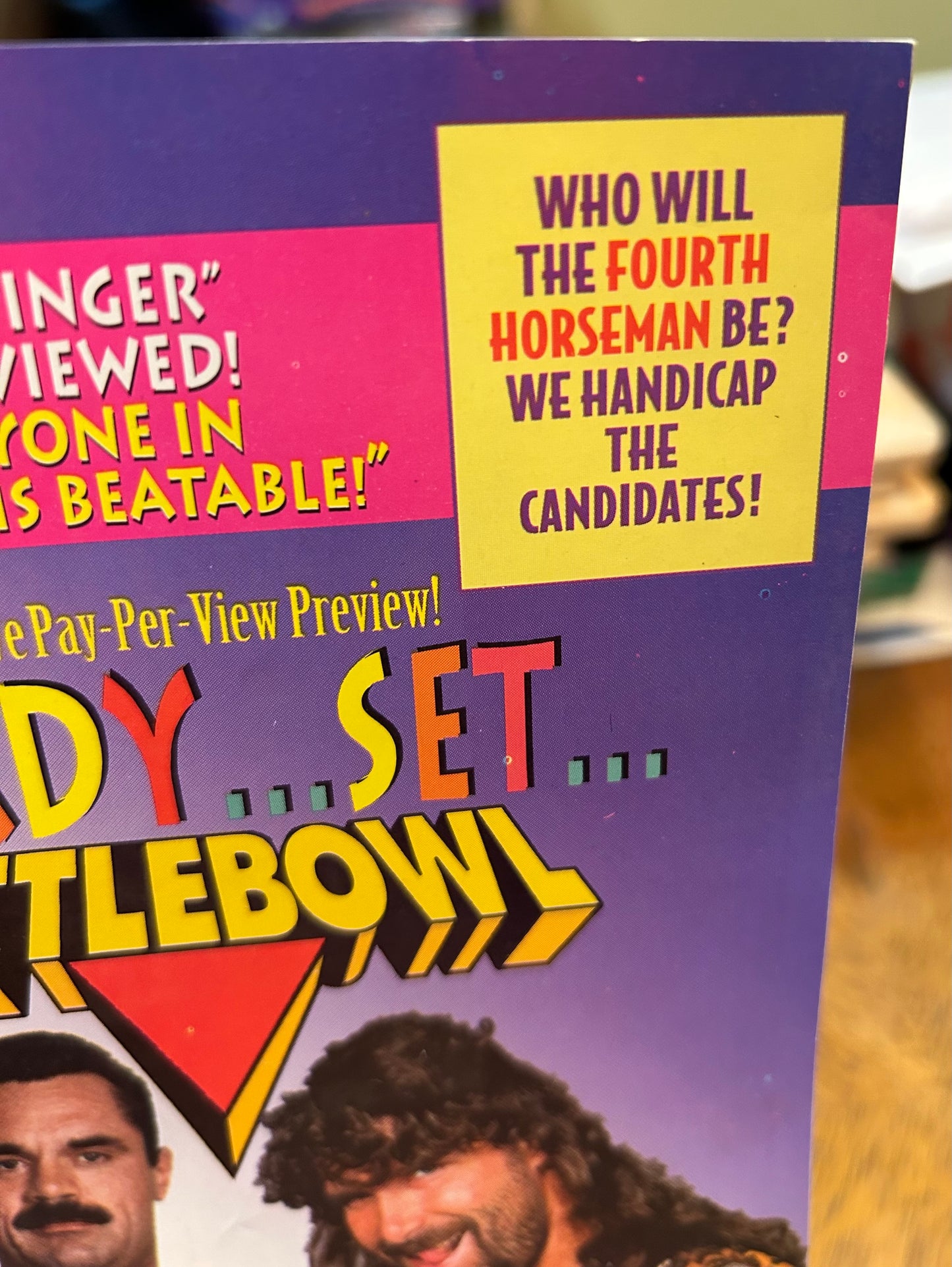 WCW Official Magazine December 1993 (Rick Rude, Sid Vicious, Cactus Jack & much more)