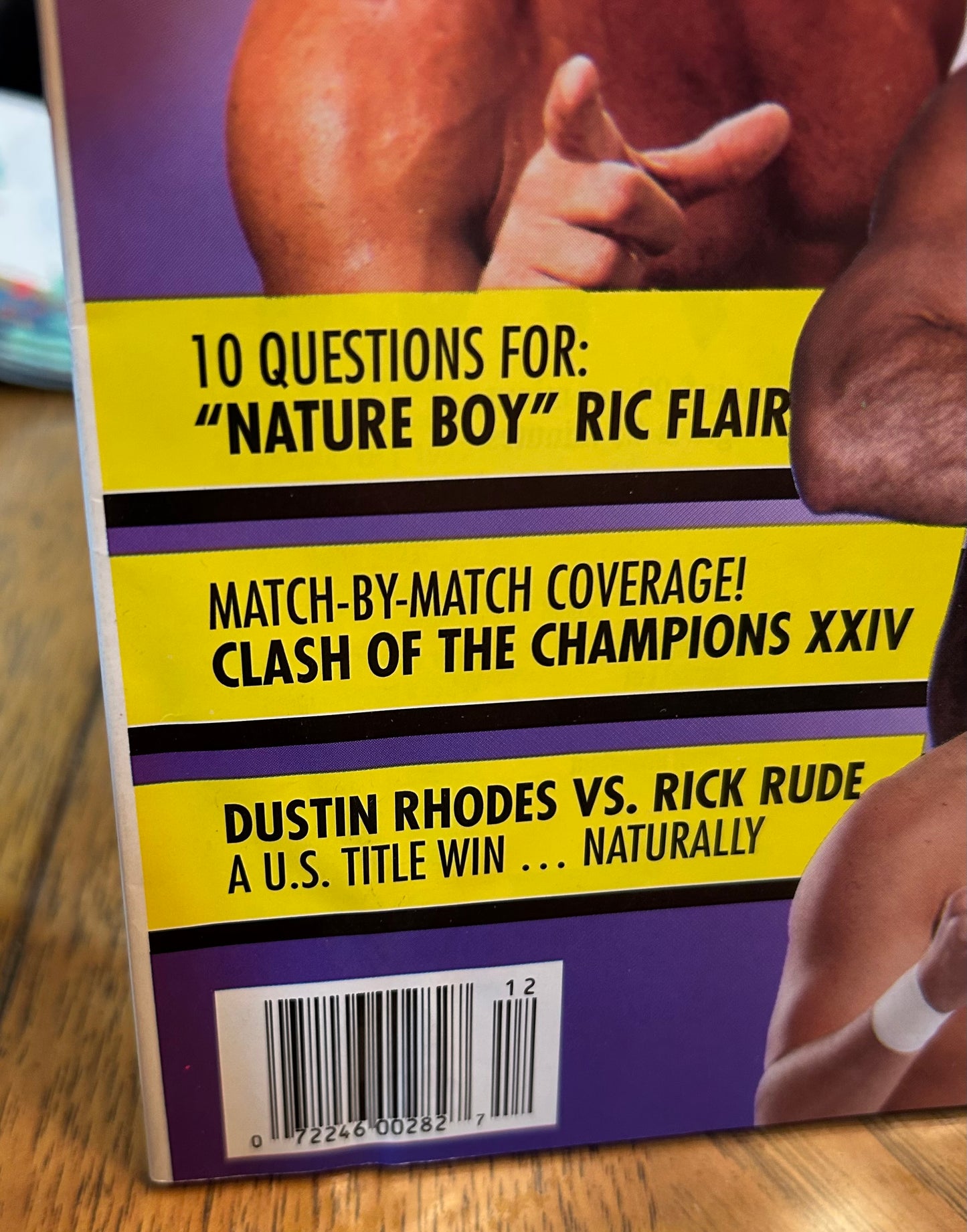 WCW Official Magazine December 1993 (Rick Rude, Sid Vicious, Cactus Jack & much more)