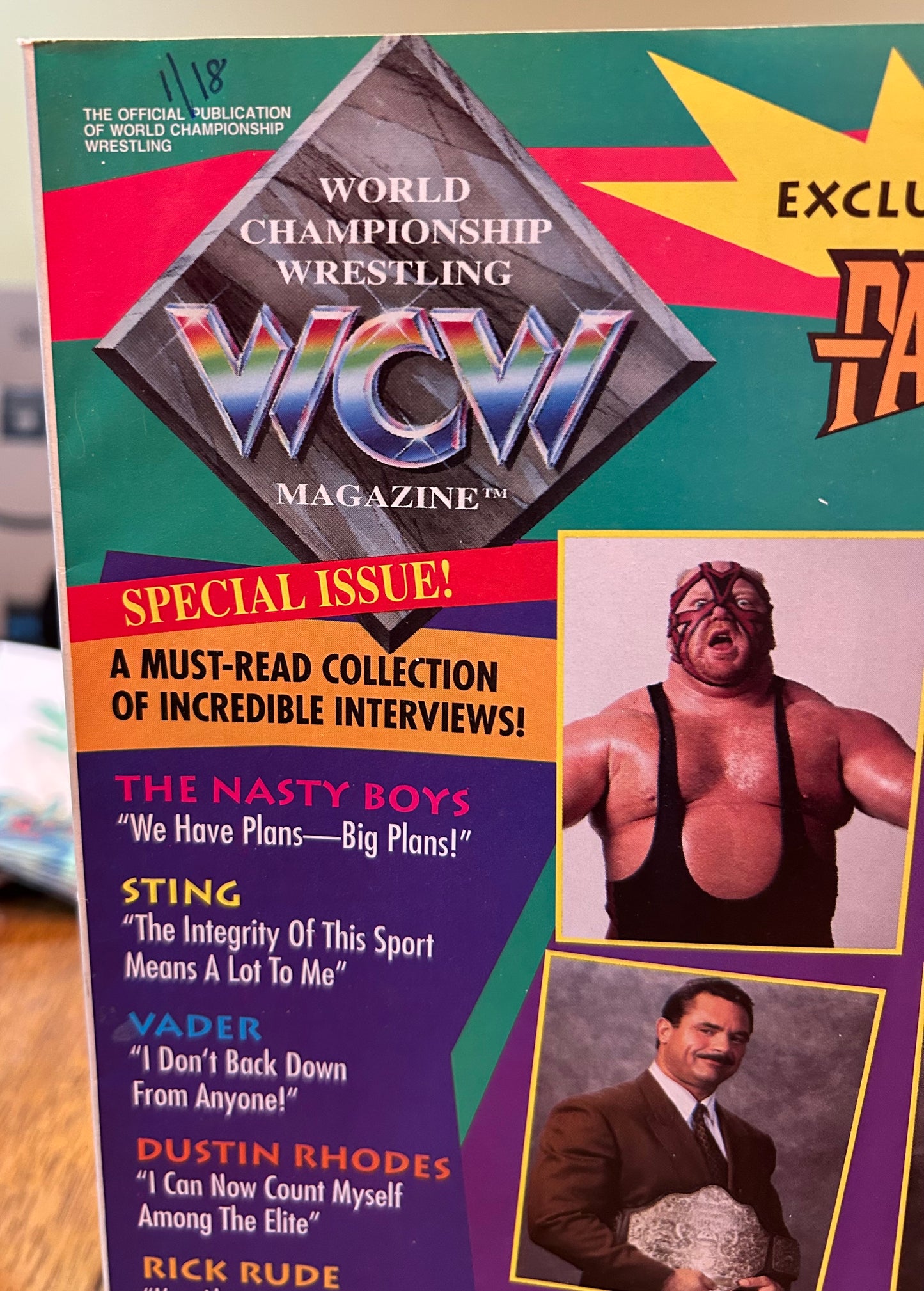 WCW Official Magazine January 1994 (Collector’s Edition Fall Brawl)