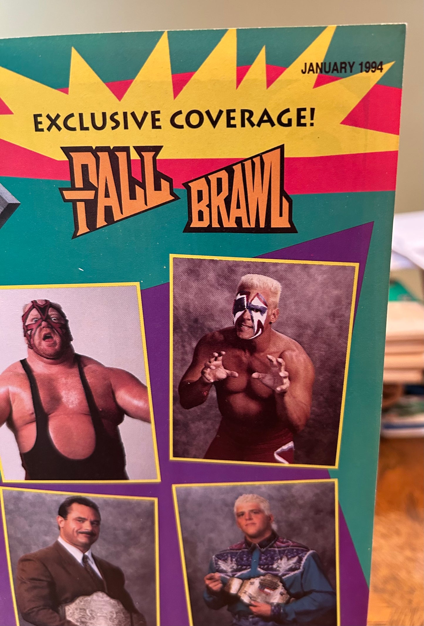 WCW Official Magazine January 1994 (Collector’s Edition Fall Brawl)