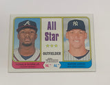 2023 Topps Heritage All Star Card Ronald Acuna jr and Aaron Judge (SICK COMBO)