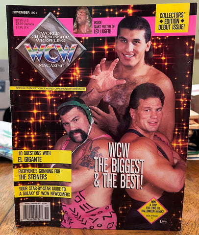 WCW Official Magazine November 1991 (1st Issue Collector’s Edition)