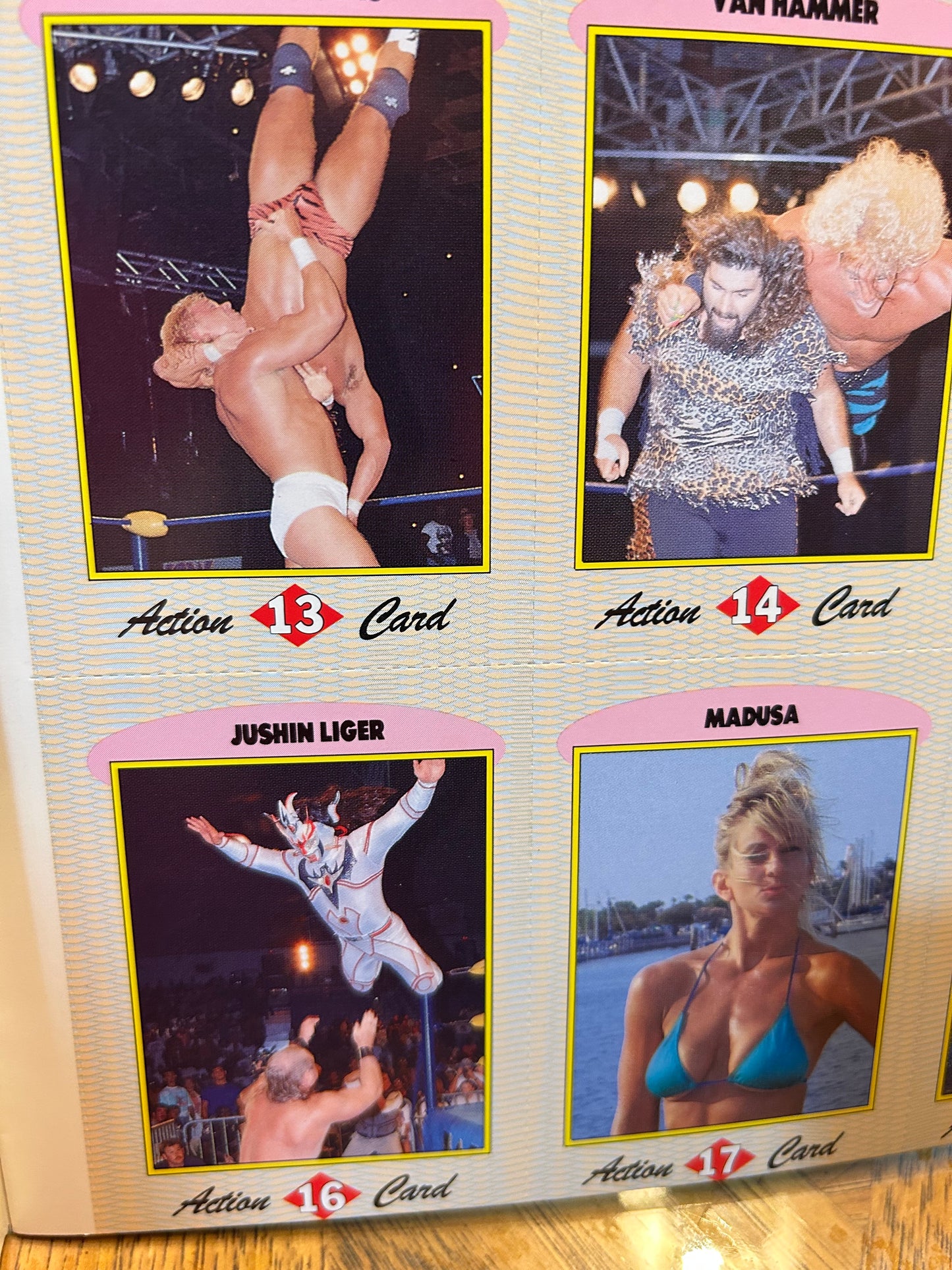 WCW Official Magazine Vol. 1,#3 (Collector’s Cards Inside, Cactus Jack Rookie Card)
