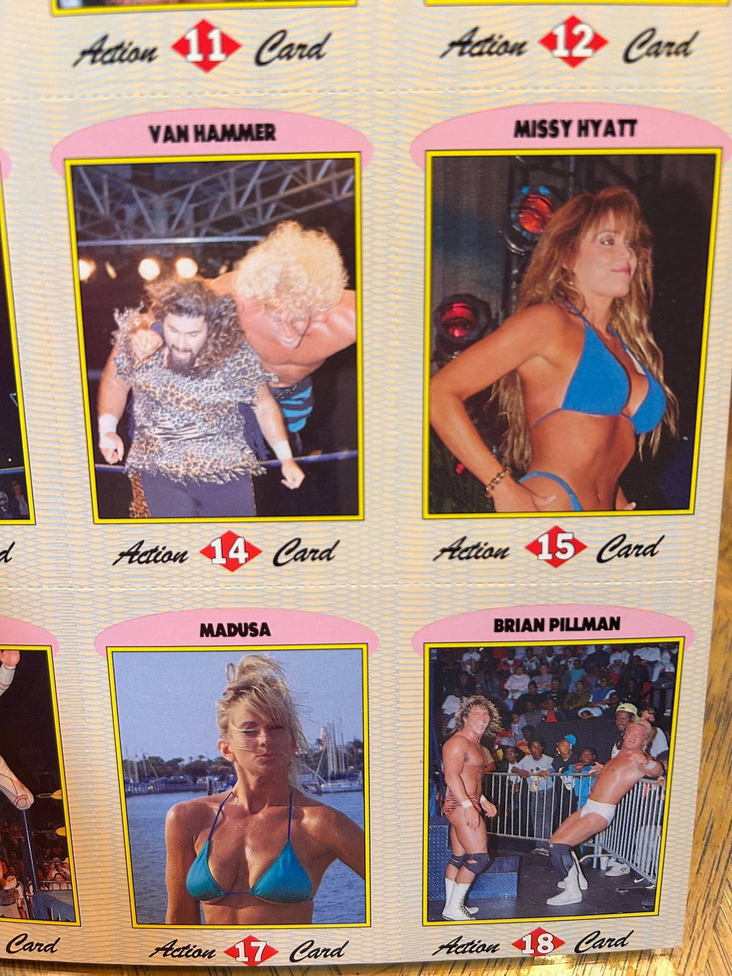 WCW Official Magazine Vol. 1,#3 (Collector’s Cards Inside, Cactus Jack Rookie Card)
