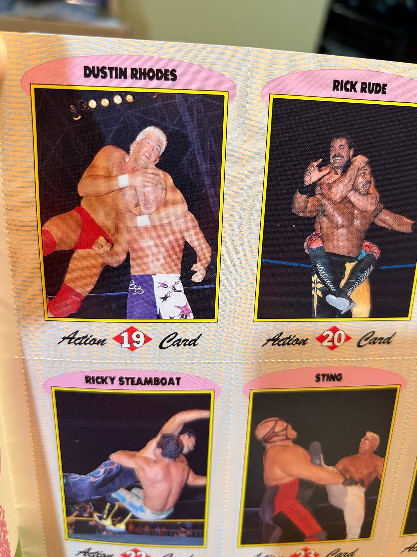 WCW Official Magazine Vol. 1,#3 (Collector’s Cards Inside, Cactus Jack Rookie Card)