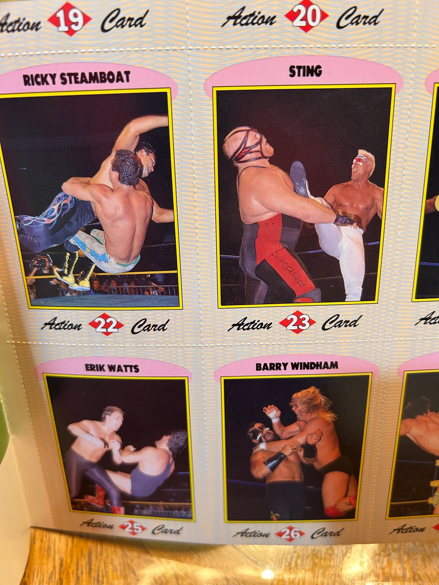 WCW Official Magazine Vol. 1,#3 (Collector’s Cards Inside, Cactus Jack Rookie Card)