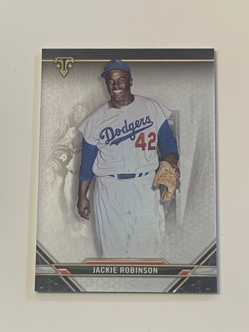 Jackie Robinson 2021 Topps Triple Threads Baseball Card