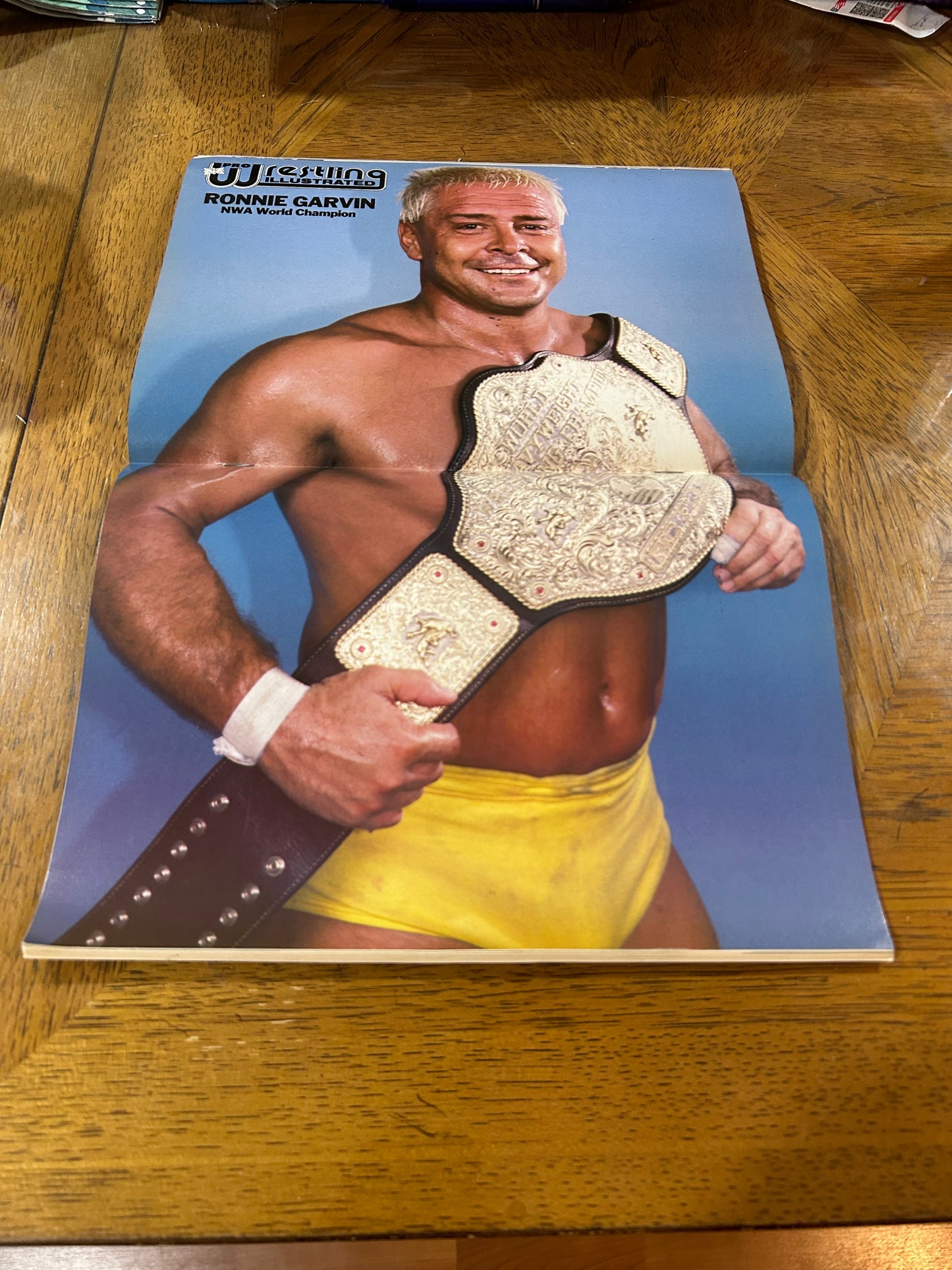 PWI Pro Wrestling Illustrated Magazine February 1988 (Ronnie Garvin Full Color Poster)