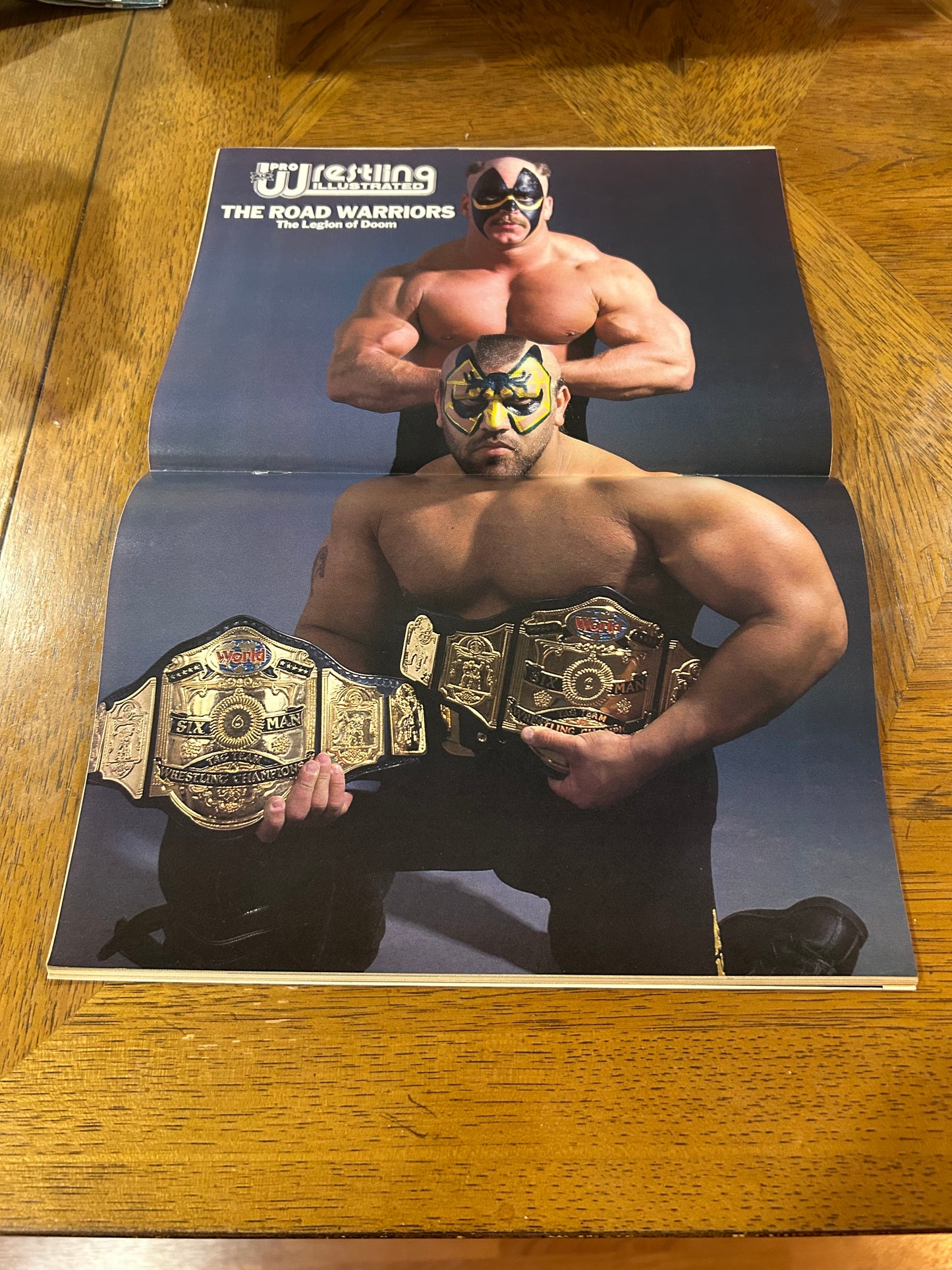 PWI Pro Wrestling Illustrated Magazine January 1988 (Road Warriors Full Color Poster)