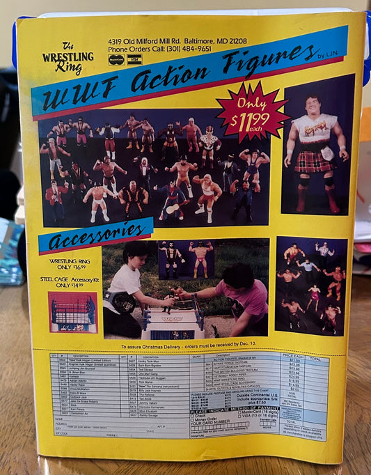 PWI Pro Wrestling Illustrated Magazine Nov. 1988 (Midnight Express Color Poster)