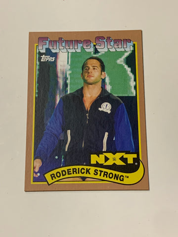 Roderick Strong 2018 WWE NXT Topps Bronze Rookie Card #108