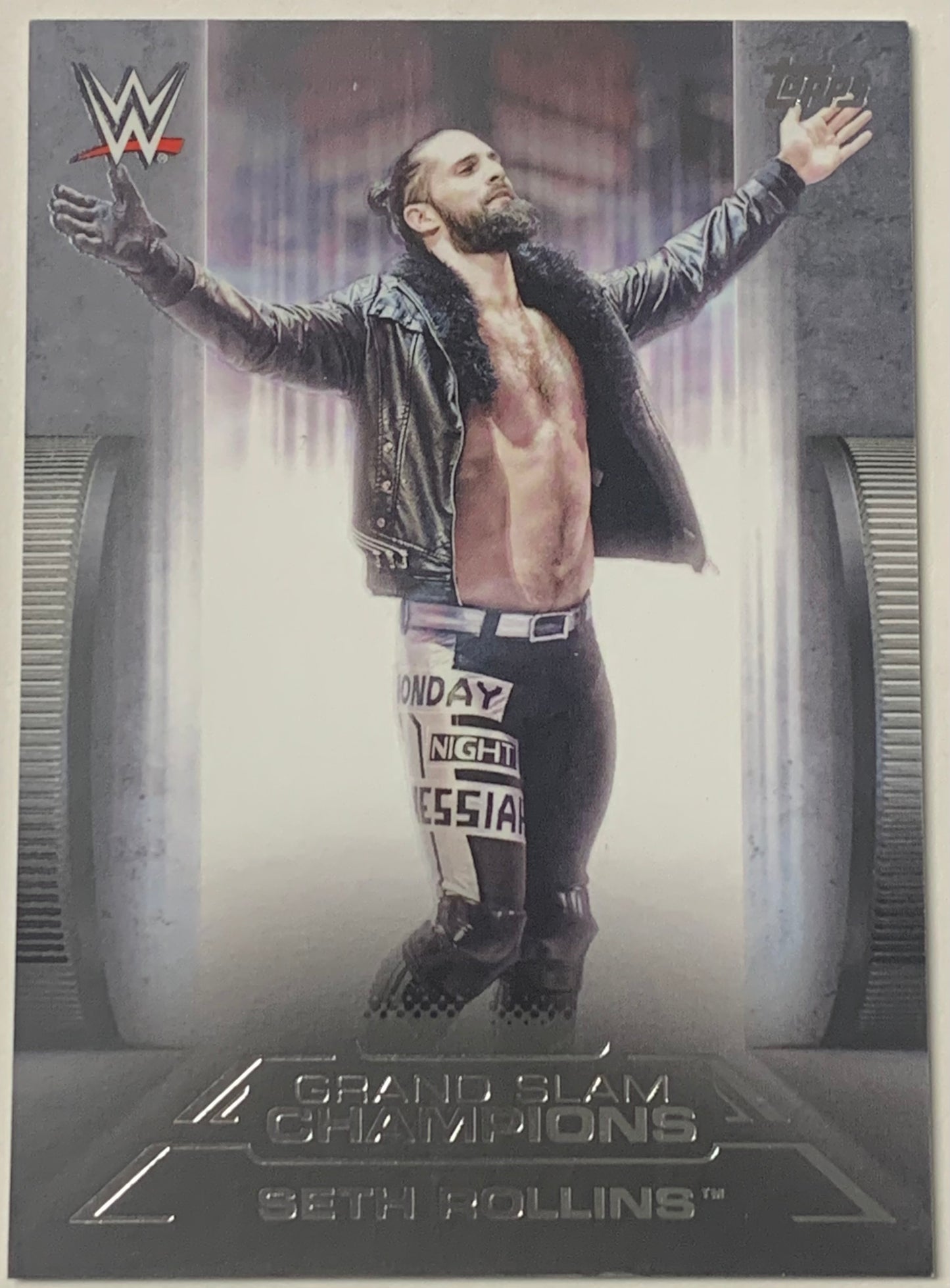 Seth Rollins 2021 WWE Topps Undisputed “Grand Slam Champions” Insert