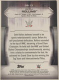 Seth Rollins 2021 WWE Topps Undisputed “Grand Slam Champions” Insert Card