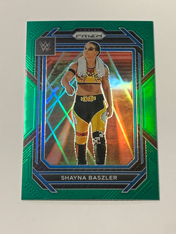 Shayna Baszler 2023 WWE Prizm Green REFRACTOR Card