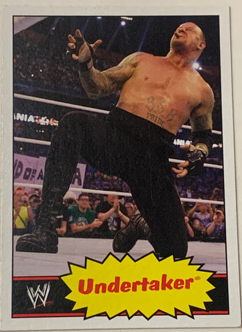 Undertaker 2012 WWE Topps Heritage Card