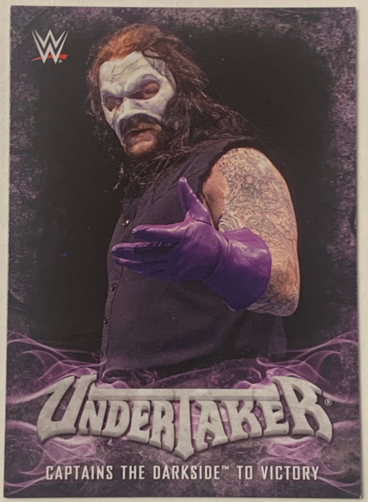 Undertaker 2017 WWE Topps “Undertaker Tribute” Insert Card #11 of 40
