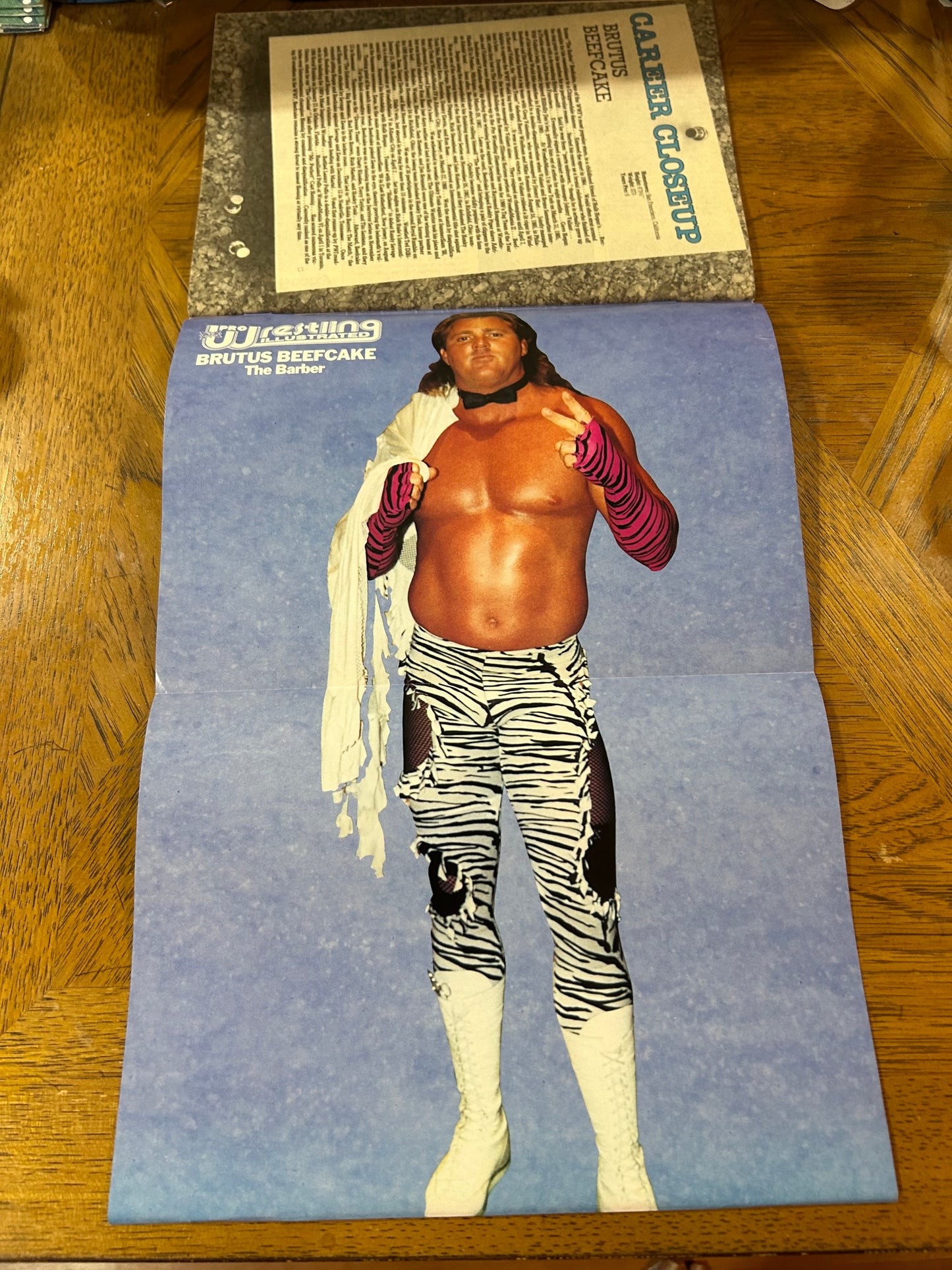 PWI Pro Wrestling Illustrated Magazine Oct. 1990 (Brutus Beefcake Full Color Poster Inside)