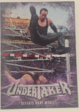 Undertaker 2017 WWE Topps “Undertaker Tribute” Insert Card #38 of 40