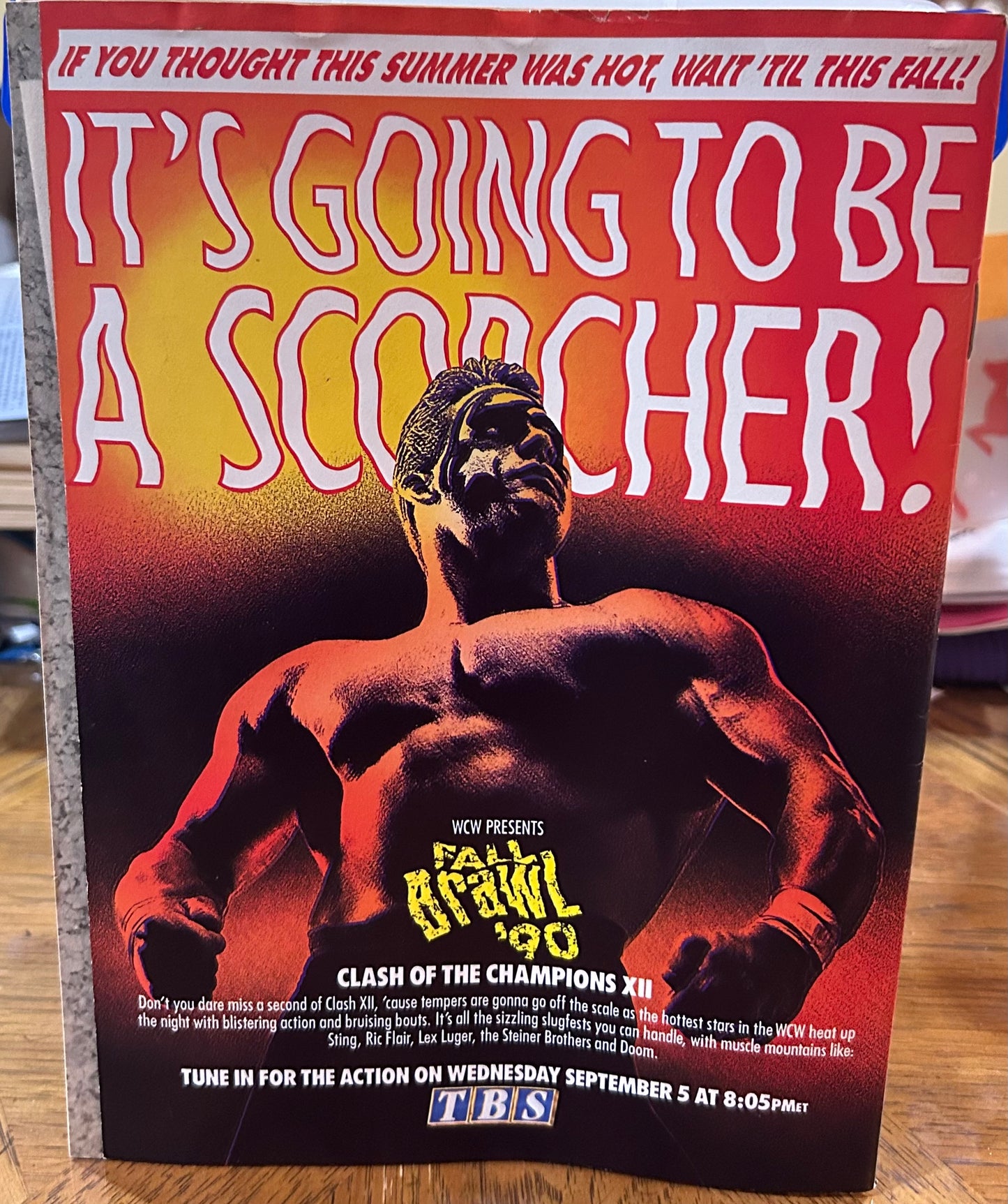 PWI Pro Wrestling Illustrated Magazine Nov. 1990 (Road Warriors Full Color Poster Inside)