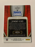 Jimmy Uso 2022 WWE Select Autographed Memorabilia Prizm Auto Card #1/25 Bloodline