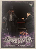 Undertaker 2017 WWE Topps “Undertaker Tribute” Insert Card #6 of 40