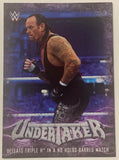 Undertaker 2017 WWE Topps “Undertaker Tribute” Insert Card #36 of 40