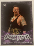 Undertaker 2017 WWE Topps “Undertaker Tribute” Insert Card #27 of 40