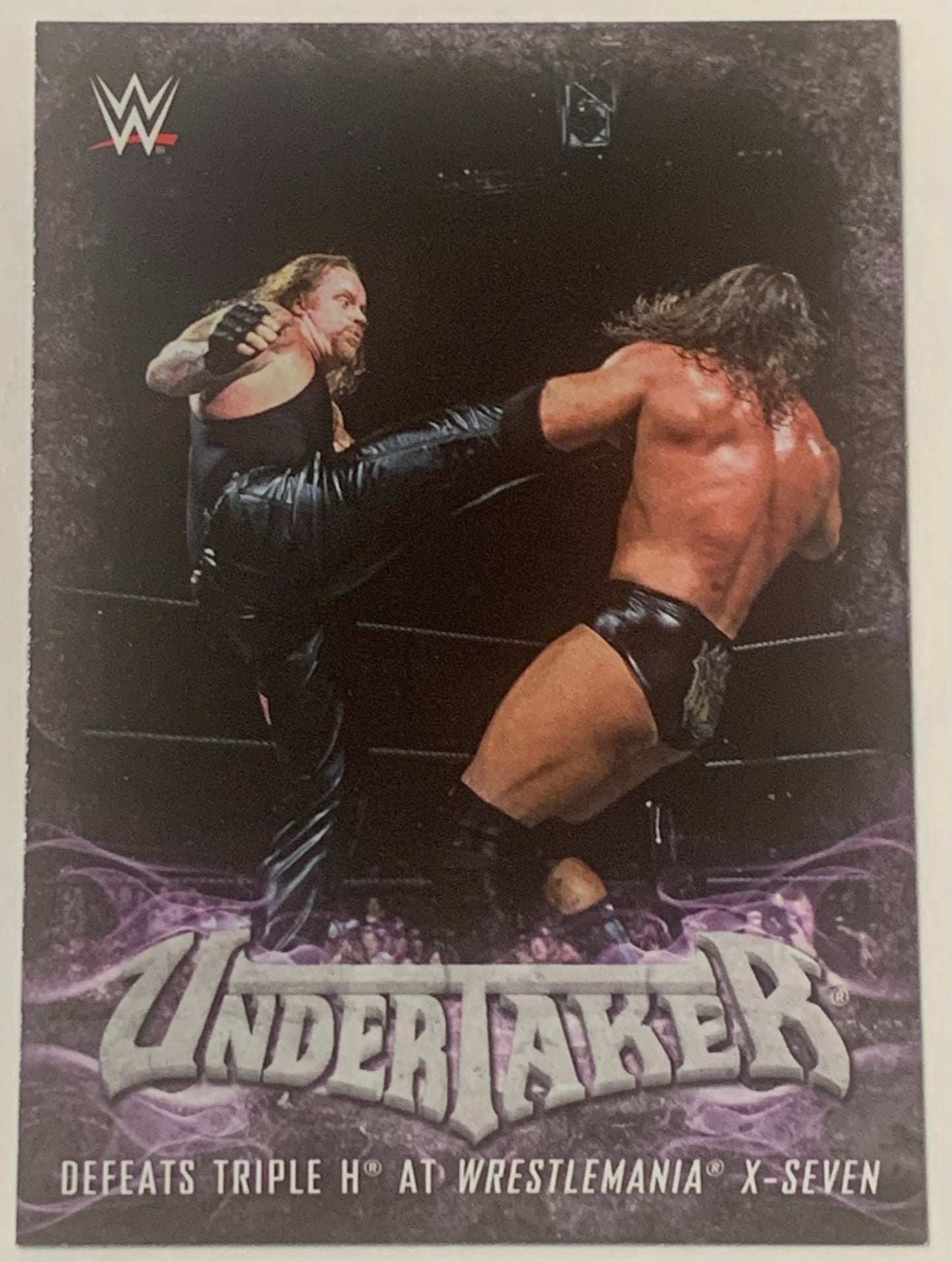 Undertaker 2017 WWE Topps “Undertaker Tribute” Insert Card #23 of 40