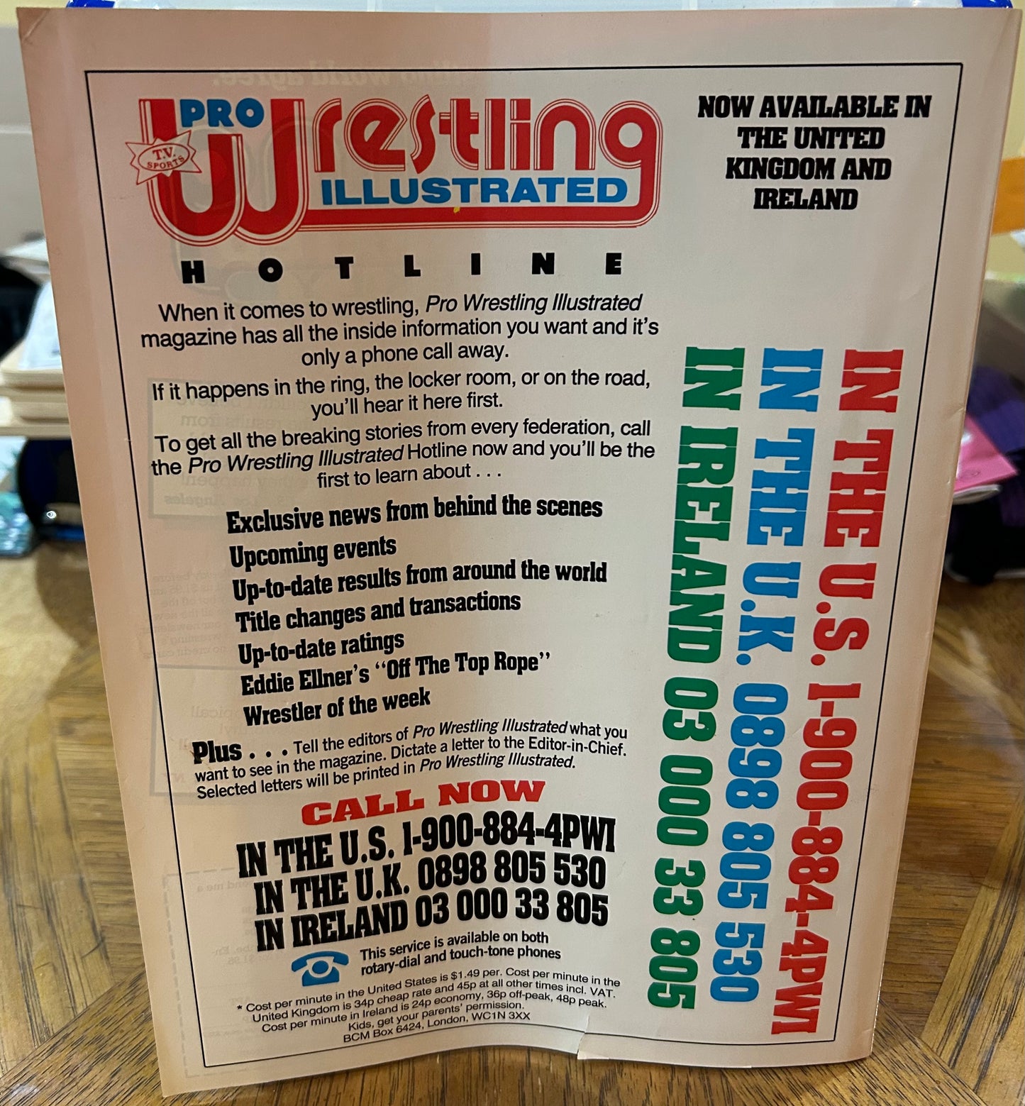 PWI Pro Wrestling Illustrated Magazine March 1992 (1991 The Year In Wrestling)