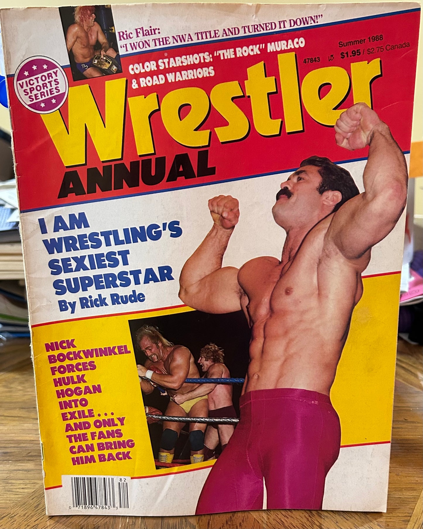 The Wrestler Magazine Annual Summer 1988 Ravishing Rick Rude