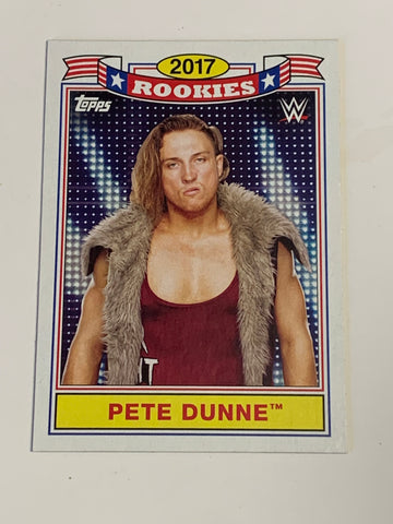 Pete Dunne aka Butch 2017/18 WWE Topps ROOKIE Card