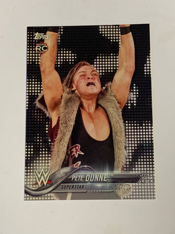 Pete Dunne aka Butch 2018 WWE Topps ROOKIE Card