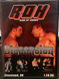 ROH Ring of Honor DVD “Dissension” 1/28/06 (AJ Styles, Danielson, Lowki, Aries & so much more)