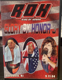 ROH Ring of Honor DVD “Glory By Honor 3” 9/11/04 (Samoa Joe, Mick Foley, Danielson & so much more)