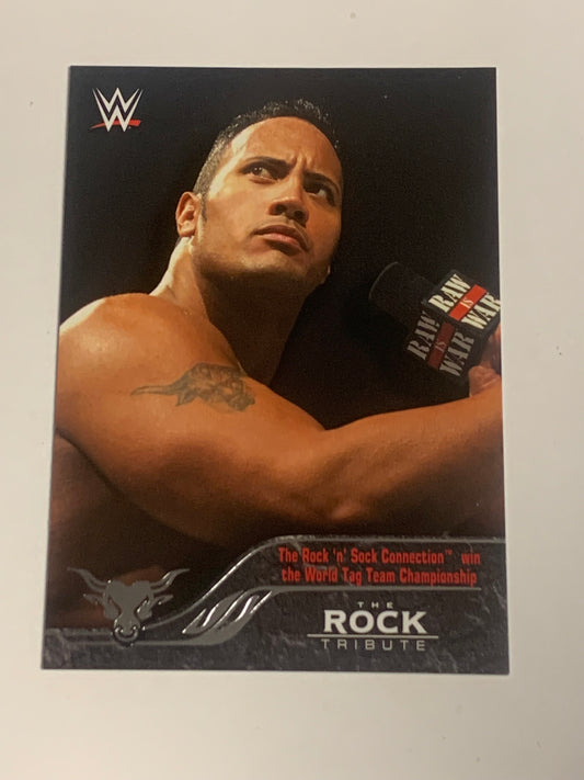 The Rock 2016 WWE Topps Tribute Insert Card #9