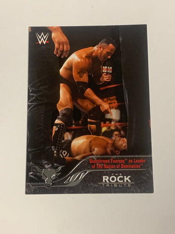 The Rock 2016 WWE Topps Tribute Insert Card #3
