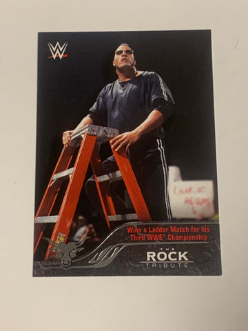 The Rock 2016 WWE Topps Tribute Insert Card #6