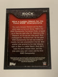 The Rock 2016 WWE Topps Tribute Insert Card #6