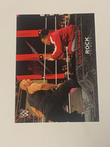 The Rock 2016 WWE Topps Tribute Insert Card #40