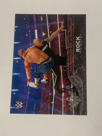 The Rock 2016 WWE Topps Tribute Insert Card #28