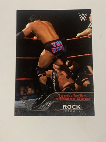 The Rock 2016 WWE Topps Tribute Insert Card #1
