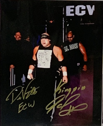 Da Baldies (Angel & Devito) ECW Signed 8x10 Color Photo (Comes w/COA)